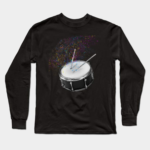 Sounds of the Snare Drum Long Sleeve T-Shirt by TheCoatesCloset